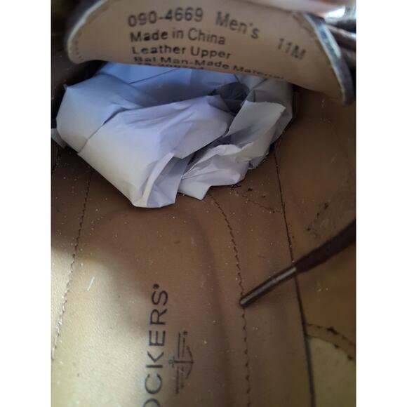 DOCKERS PRO Style Mens size 11M Brown Leather Careerwear Casual Oxford Shoes - Picture 15 of 15
